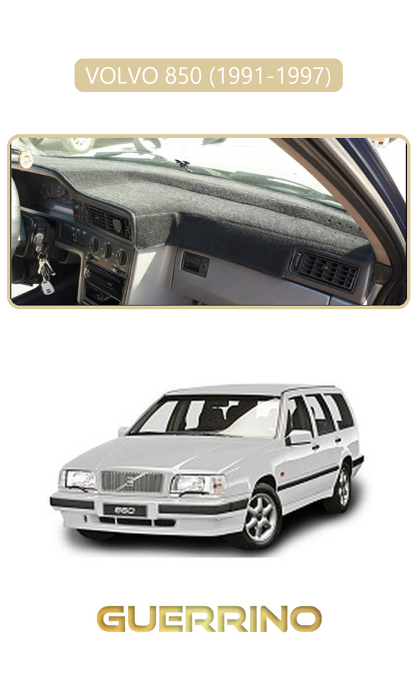 Alisevashop Volvo 850 (1991-1997)Torpido Koruma Halısı Bej Kenar  - Image 1