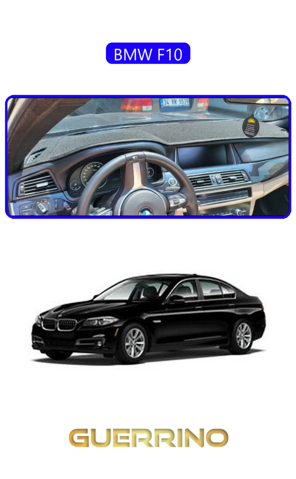 Alisevashop Bmw F10Torpido Koruma Halısı Mavi Kenar  - Image 1