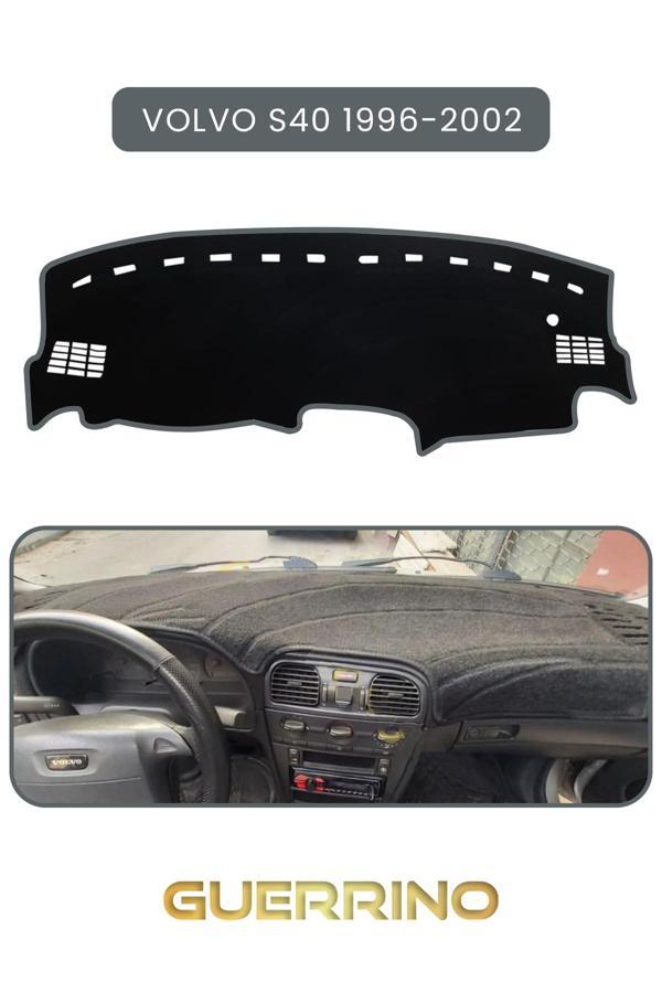 Alisevashop Volvo S40 (1996-2002)Torpido Koruma Halısı Gri Kenar  - Image 1