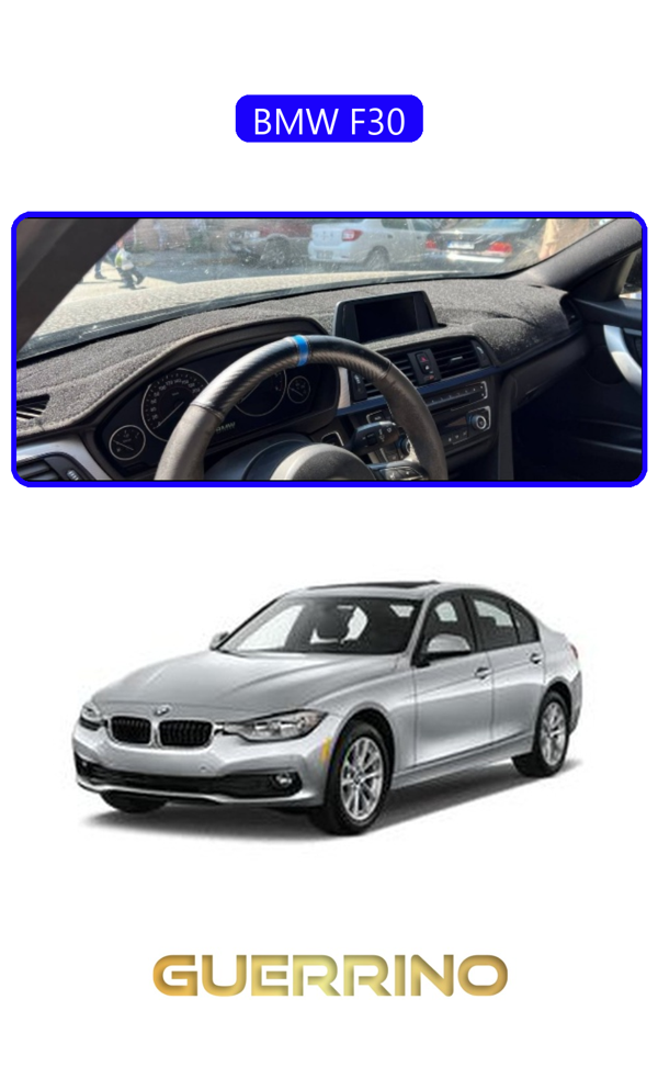 Alisevashop Bmw F30Torpido Koruma Halısı Mavi Kenar  - Image 1