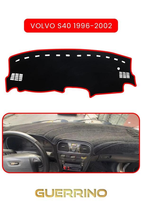 Alisevashop Volvo S40 (1996-2002)Torpido Koruma Halısı Kırmızı Kenar  - Image 1