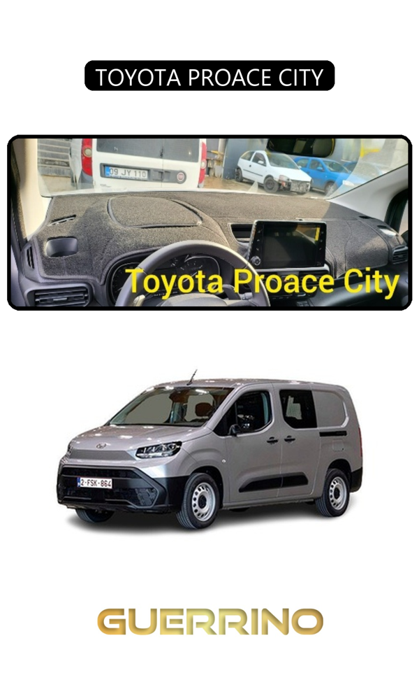 Alisevashop Toyota Proace Cıtytorpido Koruma Halısı Siyah Kenar  - Image 1