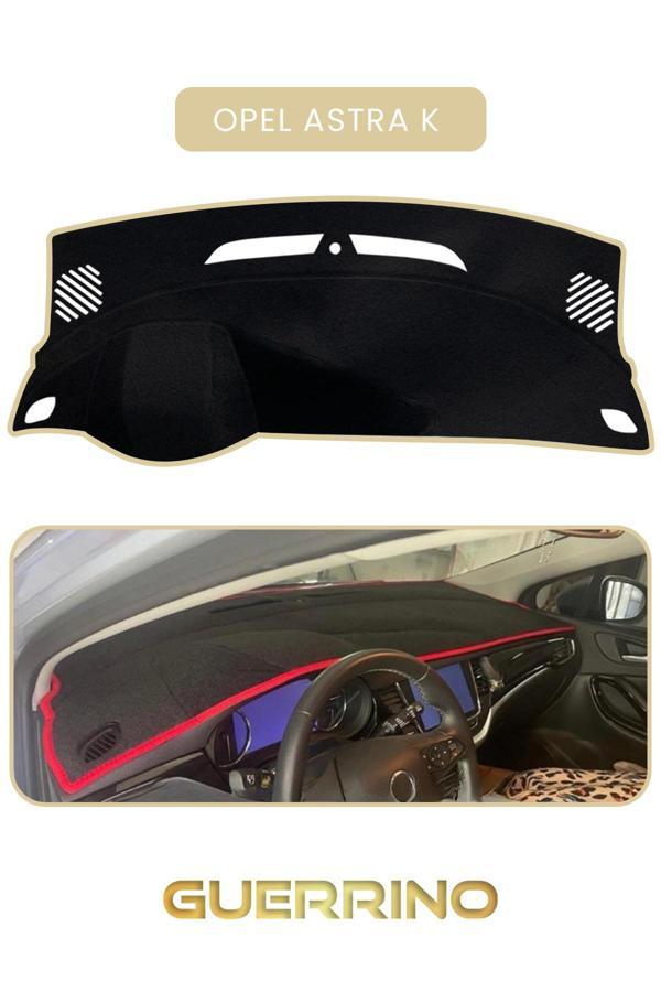 Alisevashop Opel Astra K Torpido Koruma Halısı Bej Kenar  - Image 1