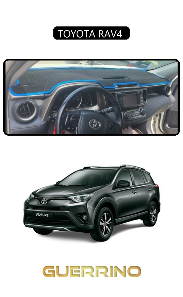 Alisevashop Toyota Rav4 Torpido Koruma Halısı Siyah Kenar  - Image 1