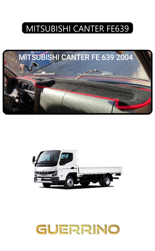 Alisevashop Mıtsubıshı Canter Fe639Torpido Koruma Halısı Siyah Kenar  - Image 1
