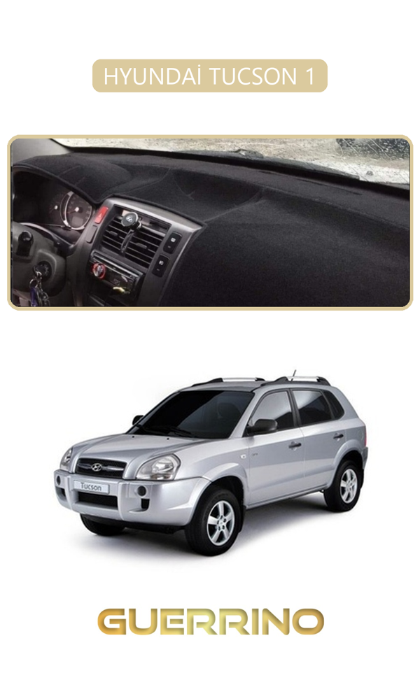 Alisevashop Hyundai Tucson 1Torpido Koruma Halısı Bej Kenar  - Image 1