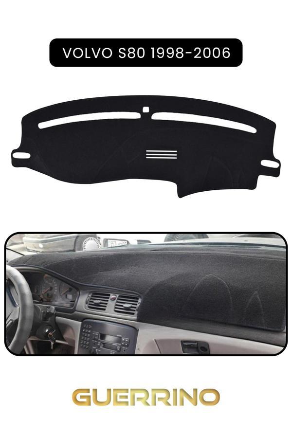 Alisevashop Volvo S80 (1998-2006)Torpido Koruma Halısı Siyah Kenar  - Image 1