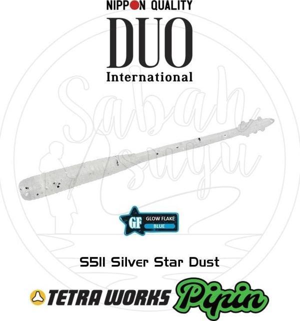 Duo Tetra Works Pipin LRF Silikon 45mm. S511 Silver Stardust - Image 1