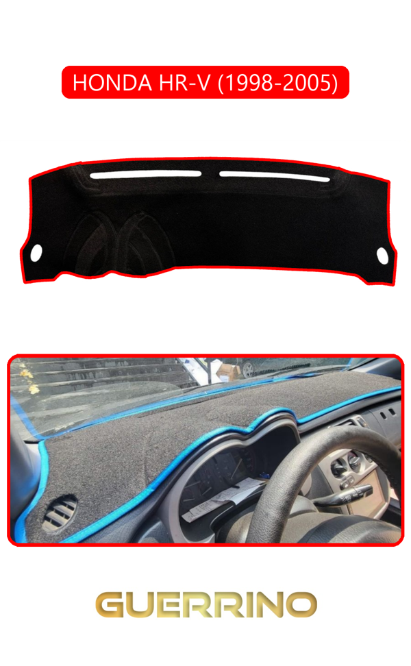 Alisevashop Honda Hr-V 1998-2005Torpido Koruma Halısı Kırmızı Kenar  - Image 1