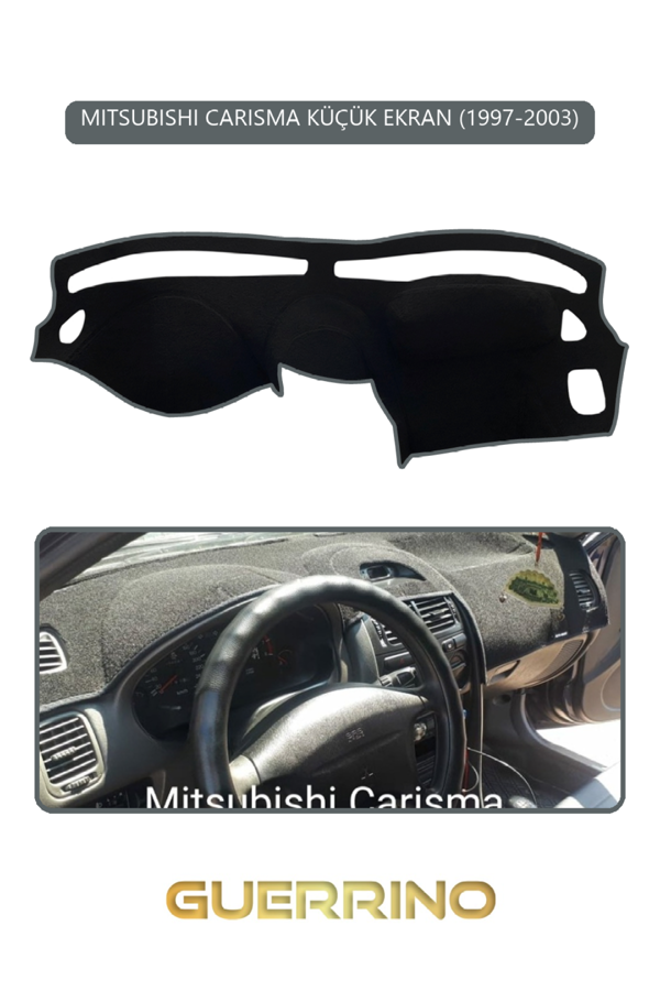 Alisevashop Mıtsubıshı Carısma Küçük Ekran 1997-2003Torpido Koruma Halısı Gri Kenar  - Image 1