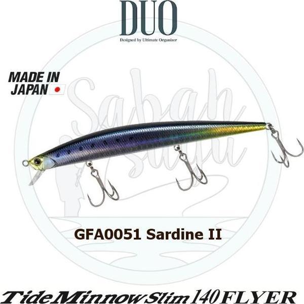 Duo Tide Minnow Slim 140 FLYER GFA0051 Sardine II - Image 1