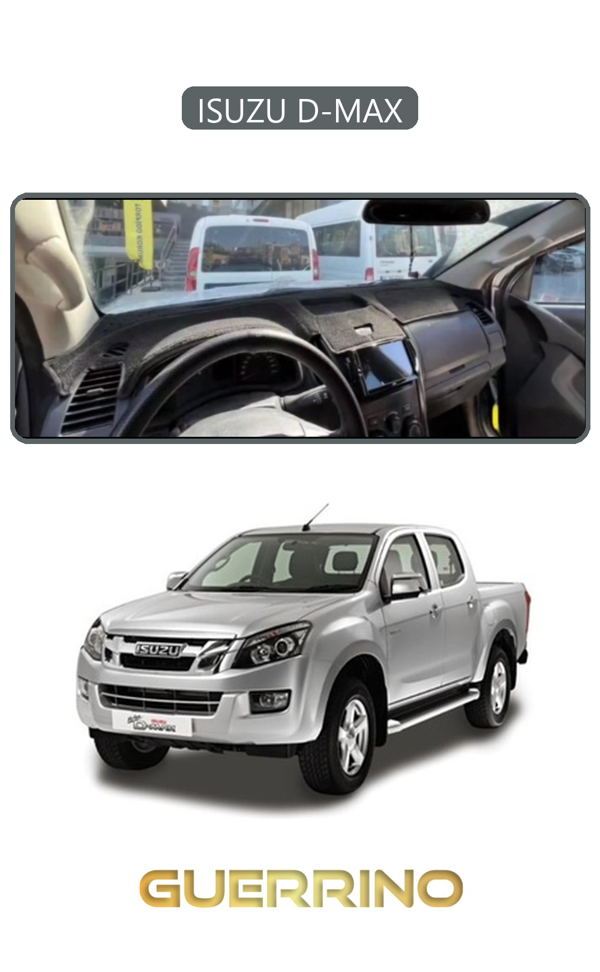 Alisevashop Isuzu D-Maxtorpido Koruma Halısı Gri Kenar  - Image 1