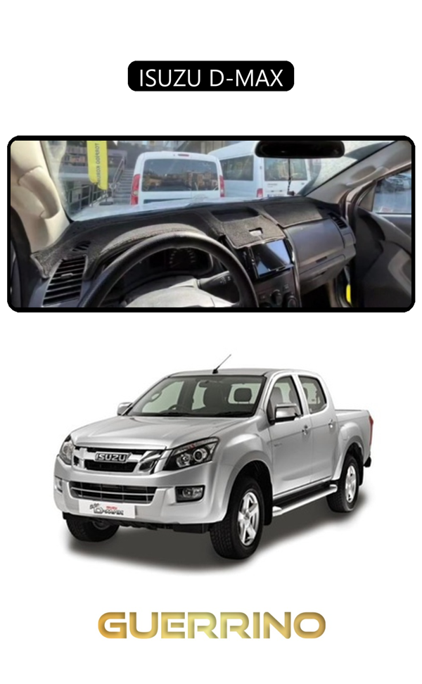 Alisevashop Isuzu D-Maxtorpido Koruma Halısı Siyah Kenar  - Image 1