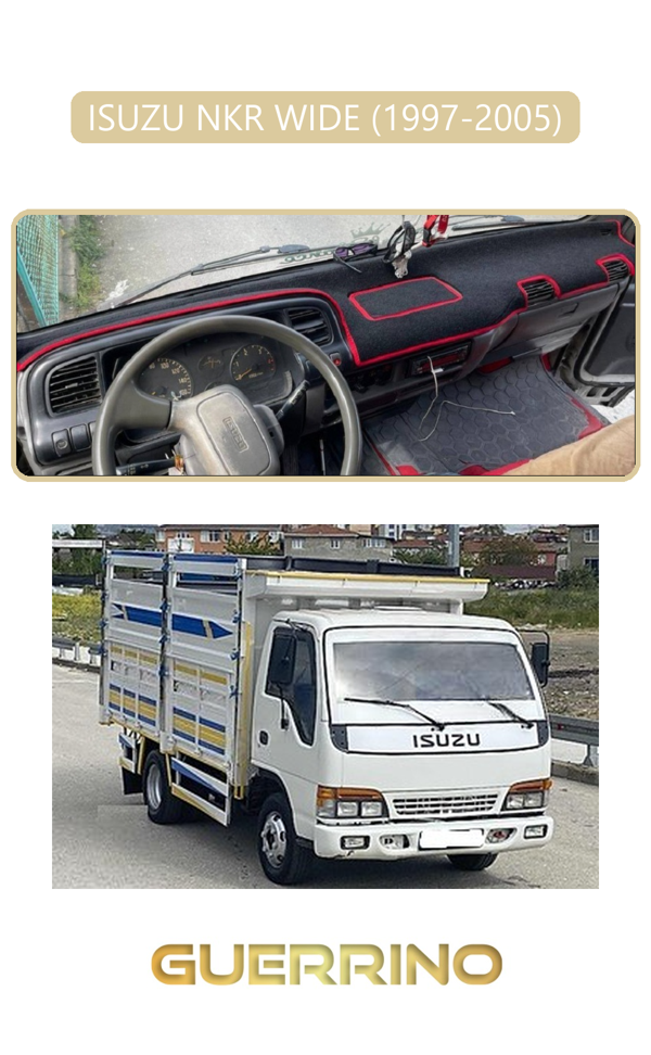 Alisevashop Isuzu Nkr Wıde 1997 - 2005Torpido Koruma Halısı Bej Kenar  - Image 1