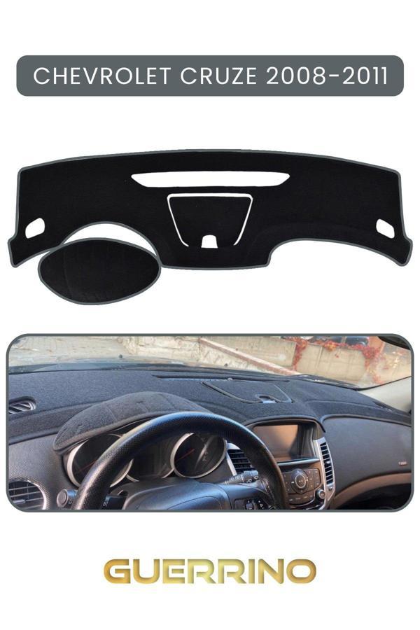 Alisevashop Chevrolet Cruze 2008-2011Torpido Koruma Halısı Gri Kenar  - Image 1