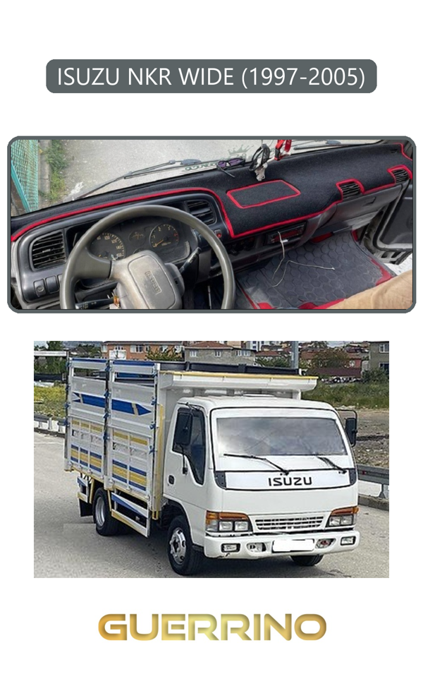 Alisevashop Isuzu Nkr Wıde 1997 - 2005Torpido Koruma Halısı Gri Kenar  - Image 1
