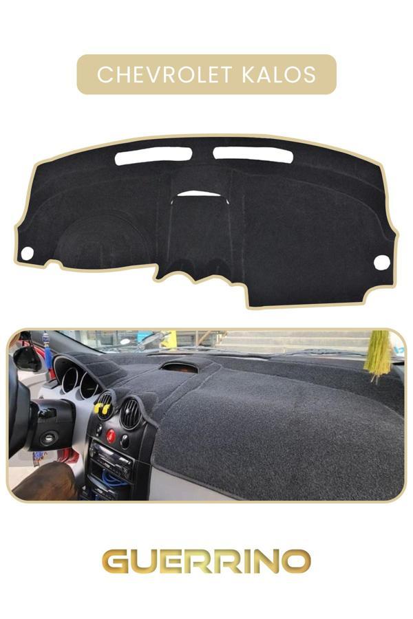 Alisevashop Chevrolet Kalos Torpido Koruma Halısı Bej Kenar  - Image 1
