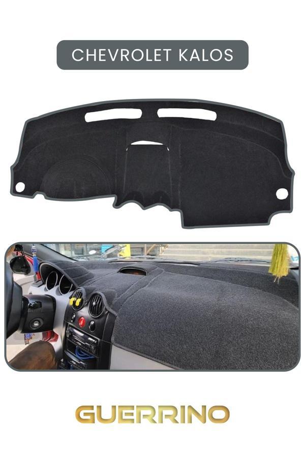 Alisevashop Chevrolet Kalos Torpido Koruma Halısı Gri Kenar  - Image 1