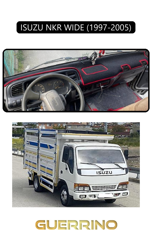Alisevashop Isuzu Nkr Wıde 1997 - 2005Torpido Koruma Halısı Siyah Kenar  - Image 1