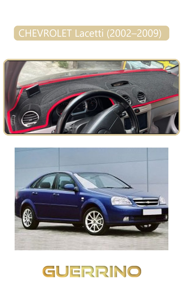Alisevashop Chevrolet Lacetti (2002–2009) Torpido Koruma Halısı Bej Kenar  - Image 1