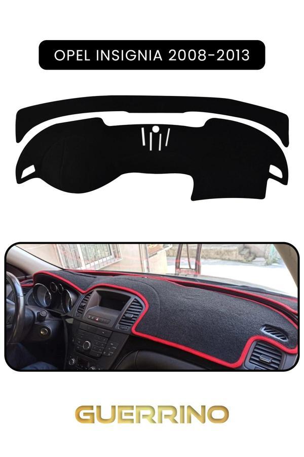 Alisevashop Opel Insignia (2008-2013)Torpido Koruma Halısı Siyah Kenar  - Image 1