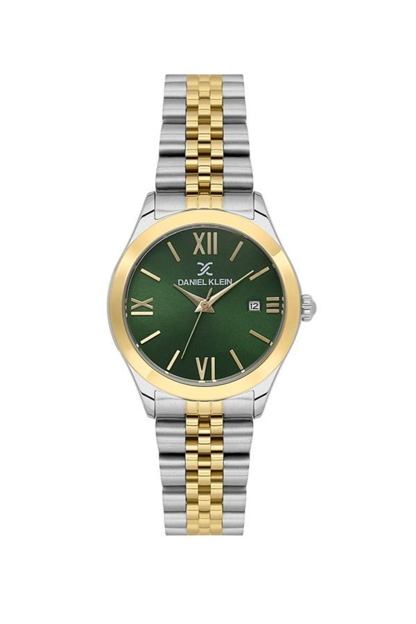 Daniel Klein Dk102-Dk.1.13920-5 Altın Kaplama Yeşil Kadran Kadın Kol Saati - Image 1