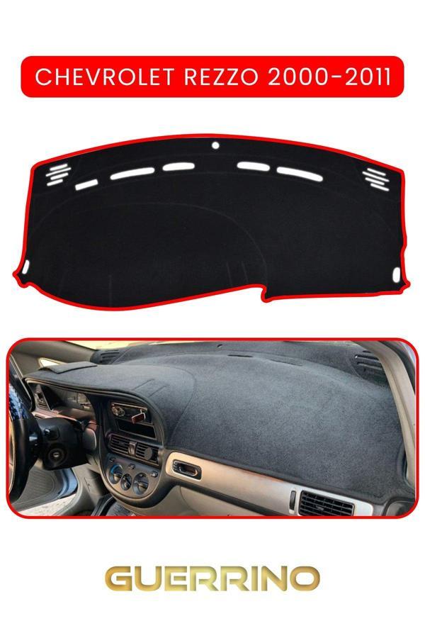 Alisevashop Chevrolet Rezzo (2000-2011)Torpido Koruma Halısı Kırmızı Kenar  - Image 1