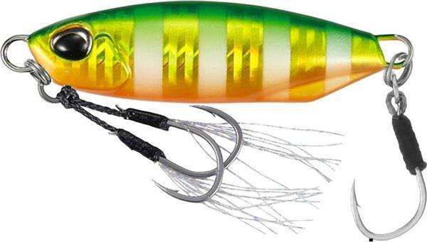 Duo Drag Metal Cast Slow Jig 40gr. PHA0393 Green Gold Zebra Glow - Image 1