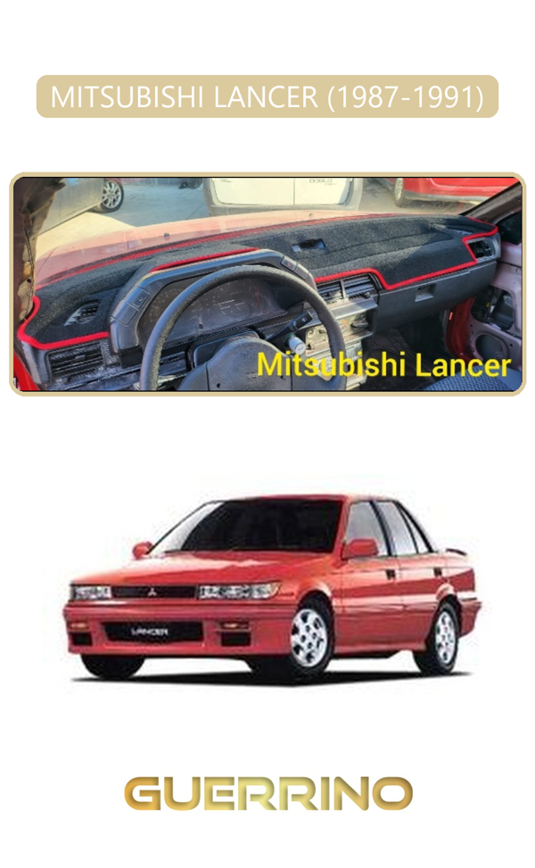Alisevashop Mıtsubıshı Lancer 1987-1991Torpido Koruma Halısı Bej Kenar  - Image 1
