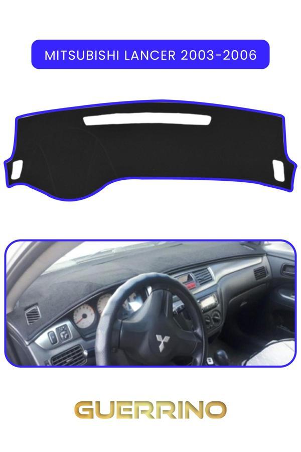 Alisevashop Mıtsubıshı Lancer 2003-2006Torpido Koruma Halısı Mavi Kenar  - Image 1