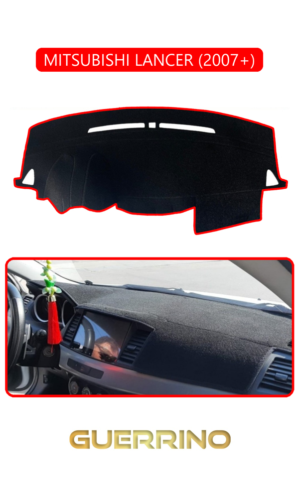 Alisevashop Mıtsubıshı Lancer 2007+Torpido Koruma Halısı Kırmızı Kenar  - Image 1