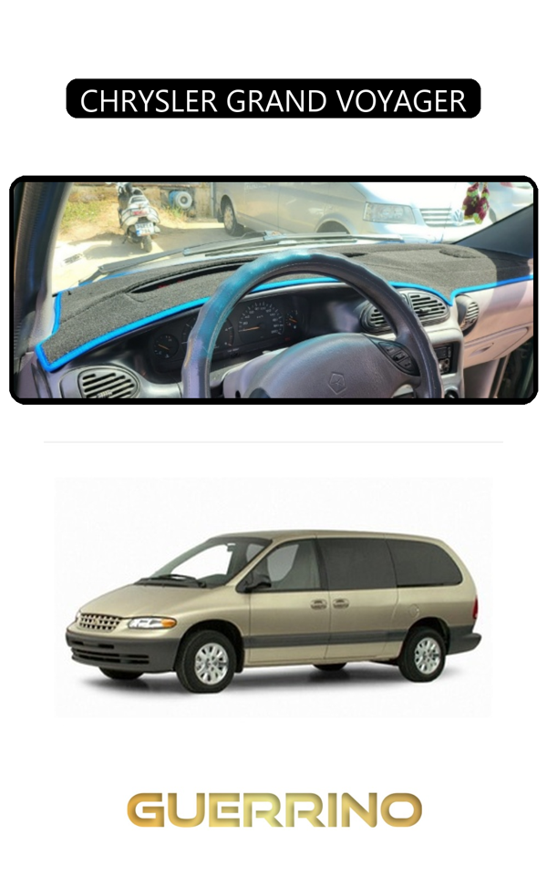 Alisevashop Chrysler Grand Voyagertorpido Koruma Halısı Siyah Kenar  - Image 1
