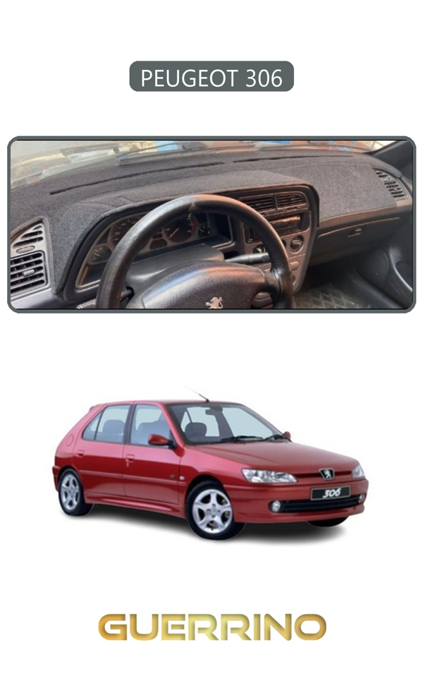 Alisevashop Peugeot 306Torpido Koruma Halısı Bej Kenar  - Image 1
