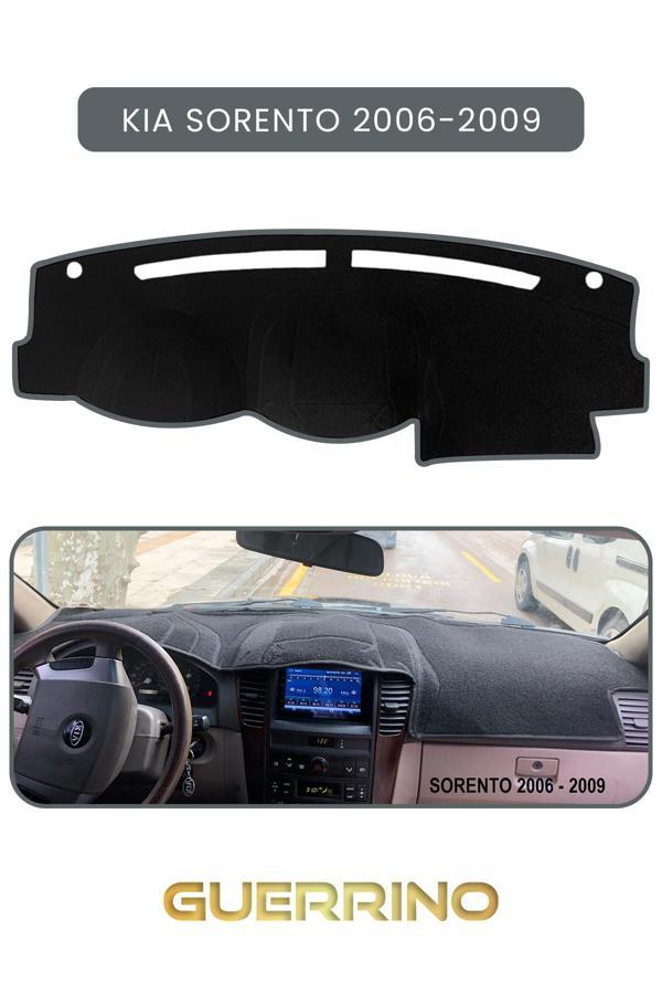 Alisevashop Kia Sorento 2006-2009Torpido Koruma Halısı Gri Kenar  - Image 1