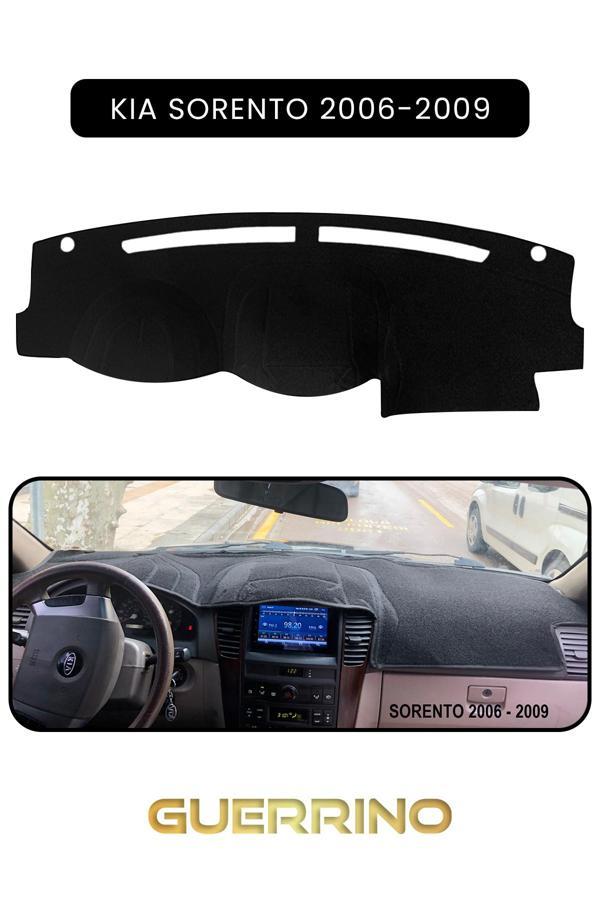 Alisevashop Kia Sorento 2006-2009Torpido Koruma Halısı Siyah Kenar  - Image 1