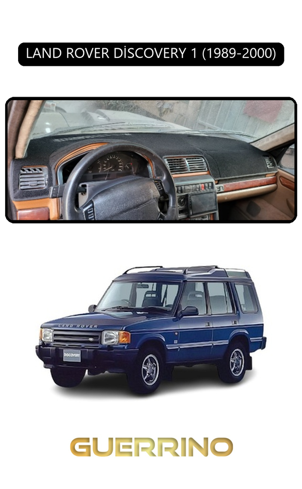 Alisevashop Land Rover Discovery 1 1989-2000Torpido Koruma Halısı Kırmızı Kenar  - Image 1