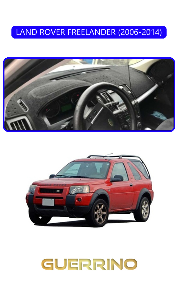 Alisevashop Land Rover Freelander 2006-2014Torpido Koruma Halısı Mavi Kenar  - Image 1