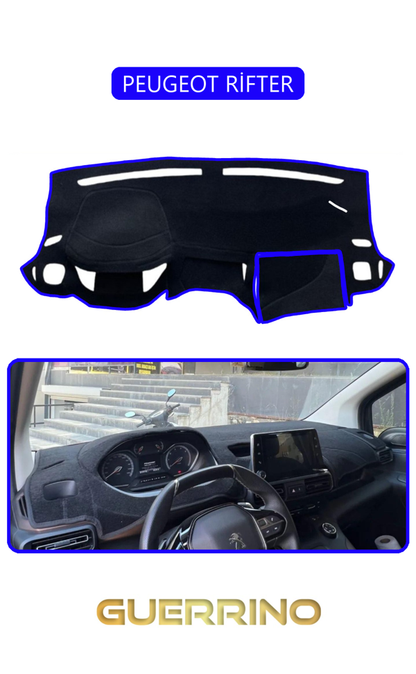 Alisevashop Peugeot Riftertorpido Koruma Halısı Mavi Kenar  - Image 1