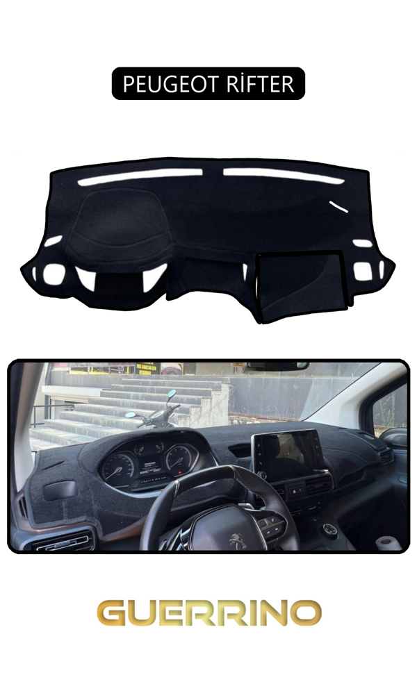 Alisevashop Peugeot Riftertorpido Koruma Halısı Siyah Kenar  - Image 1