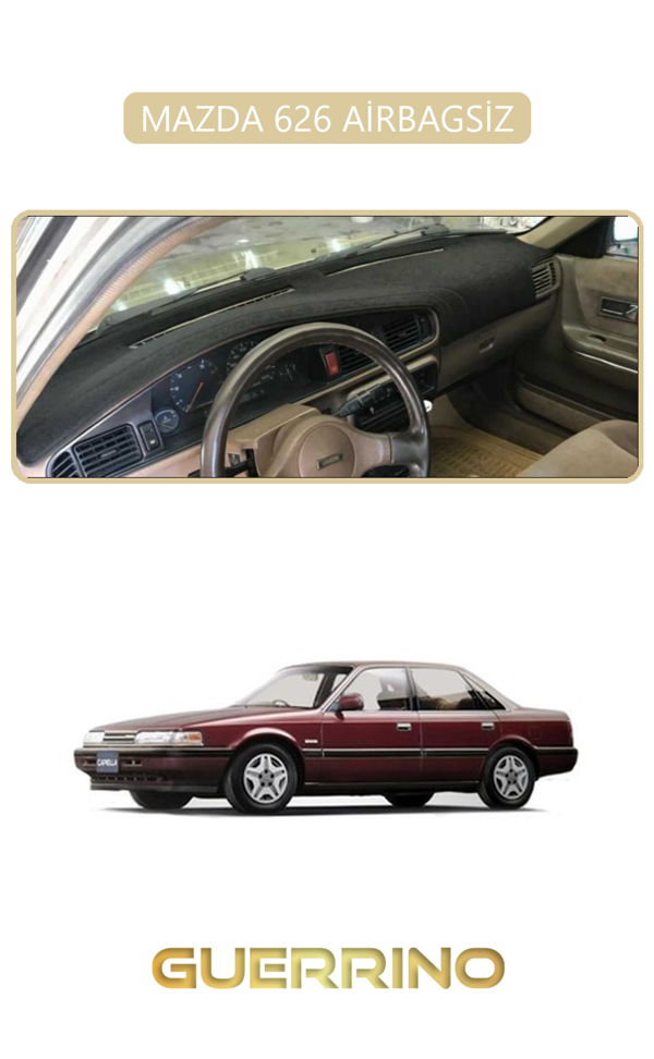Alisevashop Mazda 626 Airbagsiztorpido Koruma Halısı Bej Kenar  - Image 1