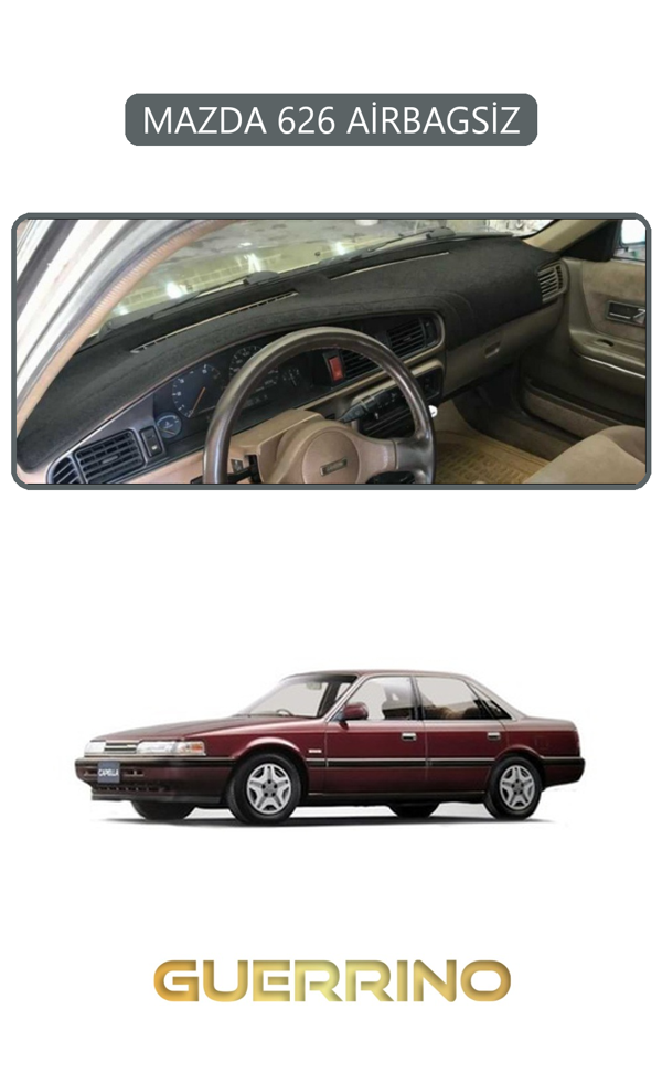 Alisevashop Mazda 626 Airbagsiztorpido Koruma Halısı Gri Kenar  - Image 1