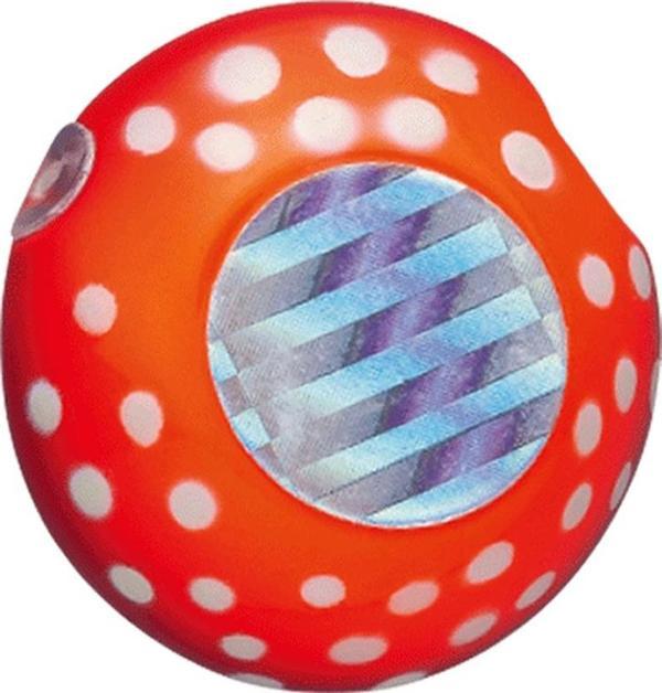 Major Craft TM-Head Slider Tai Rubber Jig 80gr #50 Orange Red Dot Glow - Image 1