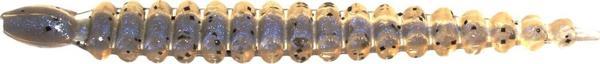 Keitech Custom Leech 7.6cm (3") #111C Cinnamon PP Blue Neon - Image 1