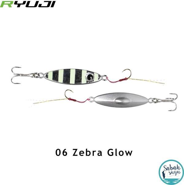 Ryuji Zuby Jig 38mm 10gr 06 Zebra Glow - Image 1