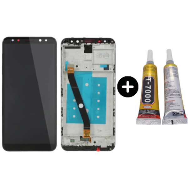 TE Huawei Mate 10 Lite Uyumlu Çıtalı OLED Lcd Ekran Dokunmatik + B7000 - Image 1