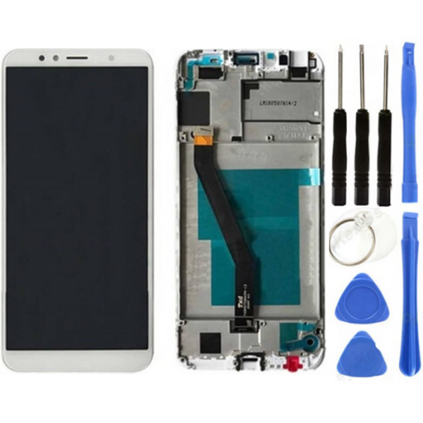 TE Huawei Honor 7A Uyumlu Çıtalı Servis Lcd Ekran Dokunmatik Beyaz + Tamir Seti - Image 1