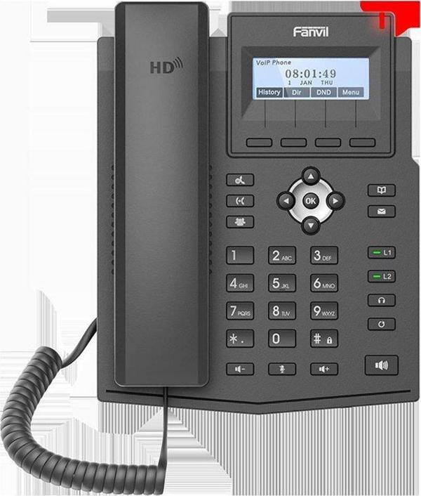 Fanvil X1S IP Telefon-Siyah - Image 1