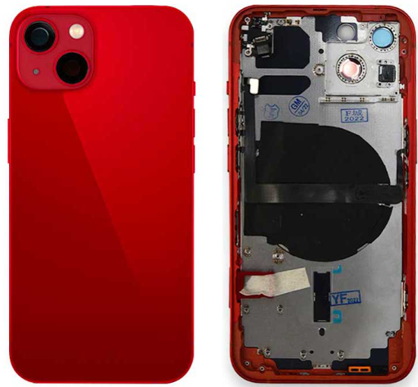  iPhone 13 Uyumlu Boş Kasa Kırmızı - Image 1