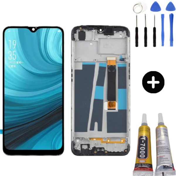 TE Oppo Ax7 Çıtalı Lcd Dokunmatik Ekran + Montaj Seti - Image 1