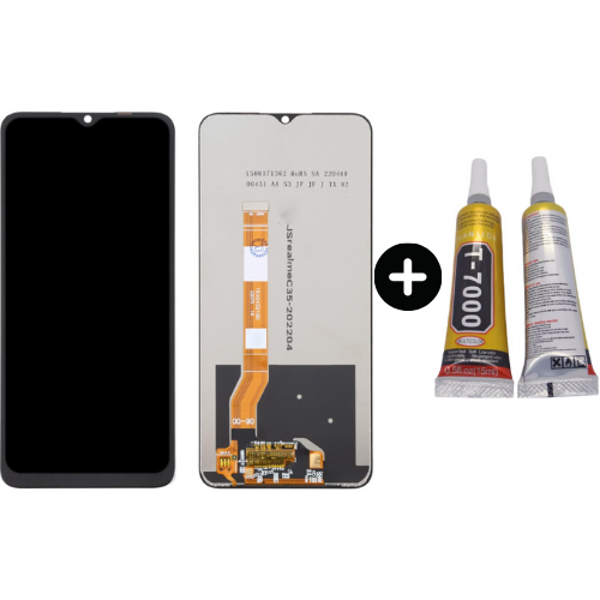 TE Oppo A57 4G A Kalite Lcd Dokunmatik Ekran + B7000 - Image 1